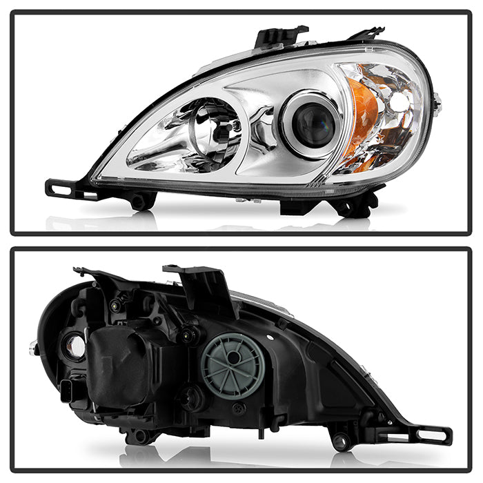 Xtune Projector Headlights Mercedes W163 ML-Class (98-01) Black or Chrome  w/ Amber Turn Signal Light