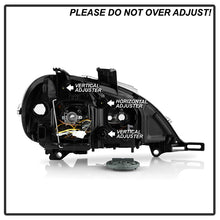 Load image into Gallery viewer, Xtune Projector Headlights Mercedes W163 ML-Class (98-01) Black or Chrome w/ Amber Turn Signal Light - Black Alternate Image