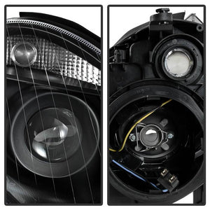 Xtune OEM Projector Headlights Mercedes W211 E-Class (03-06) [Halogen Model] Black or Chrome w/ Amber Turn Signal