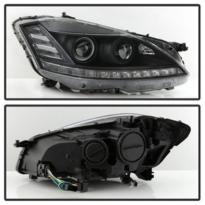 Xtune LED Projector Headlights Mercedes W221 S Class (07-09) [w/ Switchback LED DRL Bar] Black or Chrome