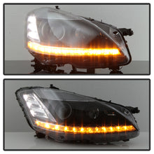 Load image into Gallery viewer, Xtune LED Projector Headlights Mercedes W221 S Class (07-09) [w/ Switchback LED DRL Bar] Black or Chrome Alternate Image