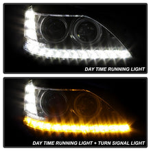 Load image into Gallery viewer, Xtune LED Projector Headlights Mercedes W221 S Class (07-09) [w/ Switchback LED DRL Bar] Black or Chrome Alternate Image