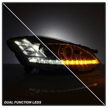 Load image into Gallery viewer, Xtune LED Projector Headlights Mercedes W221 S Class (07-09) [w/ Switchback LED DRL Bar] Black or Chrome Alternate Image