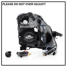 Load image into Gallery viewer, Xtune Projector Headlights Nissan Altima Coupe (08-09) [w/ LED Light Bar - Halogen Model Only] Black / Black Smoke / Chrome w/ Amber Turn Signal Lights - Black Alternate Image