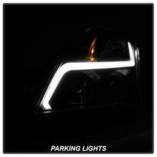 Load image into Gallery viewer, Xtune Projector Headlights Nissan Altima Sedan (07-09) [w/ LED Light Bar - Halogen Model Only] Black / Black Smoke / Chrome w/ Amber Turn Signal Lights - Chrome Alternate Image