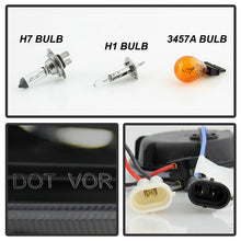 Load image into Gallery viewer, Xtune Projector Headlights Nissan Altima Coupe (08-09) [w/ LED Light Bar - Halogen Model Only] Black / Black Smoke / Chrome w/ Amber Turn Signal Lights - Black Alternate Image