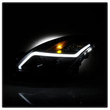 Load image into Gallery viewer, Xtune Projector Headlights Nissan Altima Sedan (07-09) [w/ LED Light Bar - Halogen Model Only] Black / Black Smoke / Chrome w/ Amber Turn Signal Lights - Chrome Alternate Image