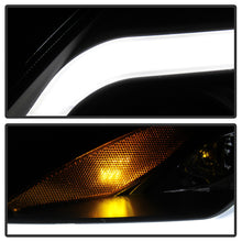 Load image into Gallery viewer, Xtune Projector Headlights Nissan Altima Sedan (07-09) [w/ LED Light Bar - Halogen Model Only] Black / Black Smoke / Chrome w/ Amber Turn Signal Lights - Chrome Alternate Image