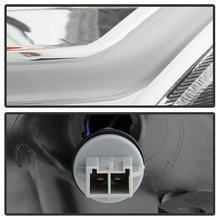 Load image into Gallery viewer, Xtune Projector Headlights Nissan Altima Sedan (07-09) [w/ LED Light Bar - Halogen Model Only] Black / Black Smoke / Chrome w/ Amber Turn Signal Lights - Chrome Alternate Image