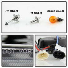 Load image into Gallery viewer, Xtune Projector Headlights Nissan Altima Sedan (07-09) [w/ LED Light Bar - Halogen Model Only] Black / Black Smoke / Chrome w/ Amber Turn Signal Lights - Chrome Alternate Image