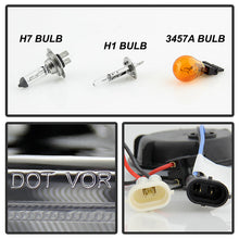 Load image into Gallery viewer, Xtune Projector Headlights Nissan Altima Coupe (08-09) [w/ LED Light Bar - Halogen Model Only] Black / Black Smoke / Chrome w/ Amber Turn Signal Lights - Black Alternate Image
