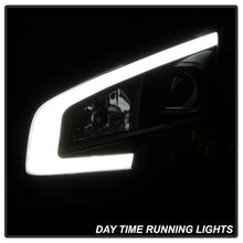 Load image into Gallery viewer, Xtune Projector Headlights Nissan Maxima (09-14) [w/ LED Light Bar - Halogen Model Only] Black / Black Smoke / Chrome w/ Amber Turn Signal Lights Alternate Image