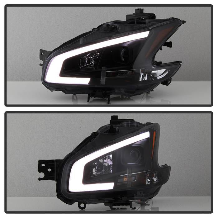 Xtune Projector Headlights Nissan Maxima (09-14) [w/ LED Light Bar