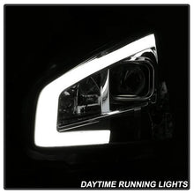 Load image into Gallery viewer, Xtune Projector Headlights Nissan Maxima (09-14) [w/ LED Light Bar - Halogen Model Only] Black / Black Smoke / Chrome w/ Amber Turn Signal Lights Alternate Image