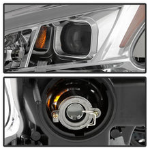 Load image into Gallery viewer, Xtune Projector Headlights Nissan Maxima (09-14) [w/ LED Light Bar - Halogen Model Only] Black / Black Smoke / Chrome w/ Amber Turn Signal Lights Alternate Image