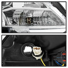 Load image into Gallery viewer, Xtune Projector Headlights Nissan Sentra (13-15) [w/ DRL LED Light Bar - Halogen Model Only] Black / Black Smoke / Chrome w/ Amber Turn Signal Lights Alternate Image