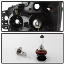 Load image into Gallery viewer, Xtune Projector Headlights Nissan Titan (04-15) [w/ LED Halo Lights] Black / Black Smoked / Smoked - Black Alternate Image