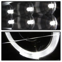 Load image into Gallery viewer, Xtune Projector Headlights Nissan Titan (04-15) [w/ LED Halo Lights] Black / Black Smoked / Smoked - Black Alternate Image