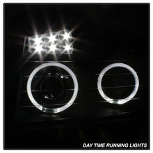 Load image into Gallery viewer, Xtune Projector Headlights Nissan Armada (04-07) [w/ LED Halo Lights] Black / Black Smoked / Smoked - Black Alternate Image