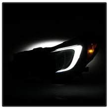 Load image into Gallery viewer, Xtune Projector Headlights Subaru Impreza (12-16) [DRL LED Light Bar - Halogen Model] Black or Chrome w/ Amber Turn Signal Light - Black Smoke Alternate Image