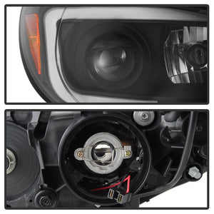 Xtune Projector Headlights Subaru WRX (06-07) [DRL LED Light Bar - Halogen Model] Black or Chrome w/ Amber Turn Signal Light