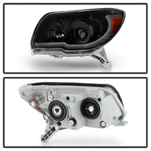 Load image into Gallery viewer, Xtune Projector Headlights Toyota 4Runner (06-09) [DRL LED Light Bar - Halogen Model] Black or Chrome w/ Amber Turn Signal - Black Alternate Image