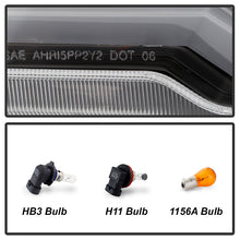 Load image into Gallery viewer, Xtune Projector Headlights Toyota 4Runner (06-09) [DRL LED Light Bar - Halogen Model] Black or Chrome w/ Amber Turn Signal - Black Alternate Image