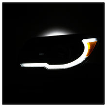 Load image into Gallery viewer, Xtune Projector Headlights Toyota 4Runner (06-09) [DRL LED Light Bar - Halogen Model] Black or Chrome w/ Amber Turn Signal - Black Alternate Image