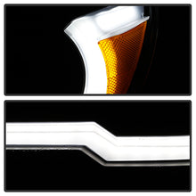 Load image into Gallery viewer, Xtune Projector Headlights Toyota 4Runner (06-09) [DRL LED Light Bar - Halogen Model] Black or Chrome w/ Amber Turn Signal - Black Alternate Image