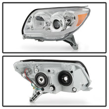 Load image into Gallery viewer, Xtune Projector Headlights Toyota 4Runner (06-09) [DRL LED Light Bar - Halogen Model] Black or Chrome w/ Amber Turn Signal - Black Alternate Image
