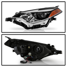 Load image into Gallery viewer, Xtune Headlights Toyota Corolla (14-16) [OE Style - w/ LED DRL] Black / Chrome w/ Amber Turn Signal Lights Alternate Image