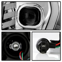 Load image into Gallery viewer, Xtune Projector Headlights Toyota Tacoma (05-11) [Black or Chrome] w/ Halo LED or LED Light Bar - Halo LED / Black Alternate Image