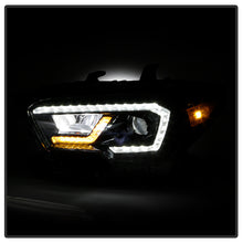 Load image into Gallery viewer, Xtune Full LED Projector Headlights Toyota Tacoma SR /SR5 (16-19) Black Housing with DRL LED Light Bar Alternate Image