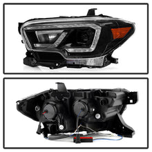 Load image into Gallery viewer, Xtune Full LED Projector Headlights Toyota Tacoma TRD (16-19) Black Housing with DRL LED Light Bar - Default Title Alternate Image
