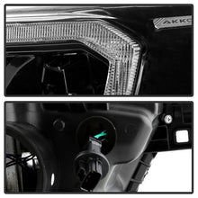 Load image into Gallery viewer, Xtune Full LED Projector Headlights Toyota Tacoma SR /SR5 (16-19) Black Housing with DRL LED Light Bar Alternate Image