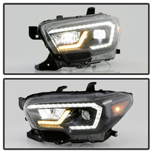 Load image into Gallery viewer, Xtune Full LED Projector Headlights Toyota Tacoma TRD (16-19) Black Housing with DRL LED Light Bar - Default Title Alternate Image