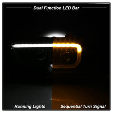 Load image into Gallery viewer, Xtune Projector Headlights Toyota Tacoma TRD (16-19) Black Housing with DRL LED Light Bar - Black Alternate Image