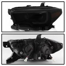 Load image into Gallery viewer, Xtune Projector Headlights Toyota Tacoma TRD (16-19) Black Housing with DRL LED Light Bar - Black Alternate Image