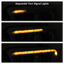 Load image into Gallery viewer, Xtune Projector Headlights Toyota Tacoma SR /SR5 (16-19) [w/ DRL LED Light Bar &amp; Amber Sequential Turn Signal - Halogen Model] Black or Chrome Alternate Image