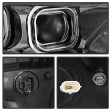 Load image into Gallery viewer, Xtune Projector Headlights Toyota Tacoma SR /SR5 (16-19) [w/ DRL LED Light Bar &amp; Amber Sequential Turn Signal - Halogen Model] Black or Chrome - Black Alternate Image