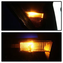 Load image into Gallery viewer, Xtune Projector Headlights Toyota Sequoia (08-13) [w/ LED Light Bar] Black / Black Smoked / Chrome w/ Amber Turn Signal Lights - Black Alternate Image