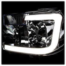 Load image into Gallery viewer, Xtune Projector Headlights Toyota Sequoia (08-13) [w/ LED Light Bar] Black / Black Smoked / Chrome w/ Amber Turn Signal Lights - Black Alternate Image