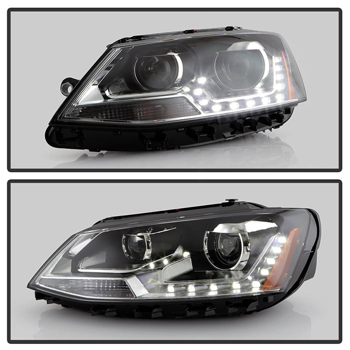 Xtune Projector Headlights VW Jetta (11-14) [LED DRL - Halogen