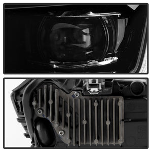 Xtune Projector Headlights VW Jetta (19-21) [Full LED w/ LED DRL] Black w/ Amber Turn Signal Light