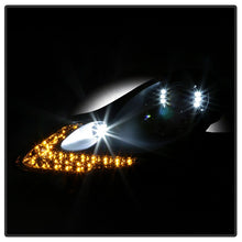 Load image into Gallery viewer, Xtune Projector Headlights Porsche Boxster 986 (97-04) 911 / 996 (99-02) [w/ Switchback DRL LED Lights] Black or Chrome w/ Amber Turn Signal Lights Alternate Image