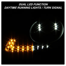 Load image into Gallery viewer, Xtune Projector Headlights Porsche Boxster 986 (97-04) 911 / 996 (99-02) [w/ Switchback DRL LED Lights] Black or Chrome w/ Amber Turn Signal Lights Alternate Image