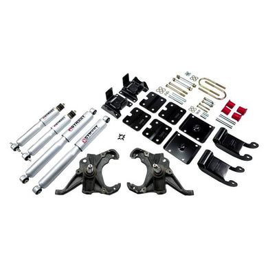 899.18 Belltech Lowering Kit Chevy Astro/Safari 2WD w/ Factory Composite Leaf (85-95) Front And Rear - w/o or w/ Shocks - Redline360