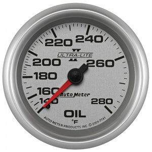 146.66 Autometer Ultra-Lite II Series 6 Ft. Mechanical Oil Temperature Gauge (2-5/8") 7741 - Redline360