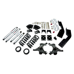 1165.19 Belltech Lowering Kit Chevy Suburban 2WD (92-94) Front And Rear - w/o or w/ Shocks - Redline360