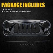 Load image into Gallery viewer, Xprite Front Grille Jeep Wrangler JK/JKU (2007-2018) Black Widow Series - Default Title Alternate Image